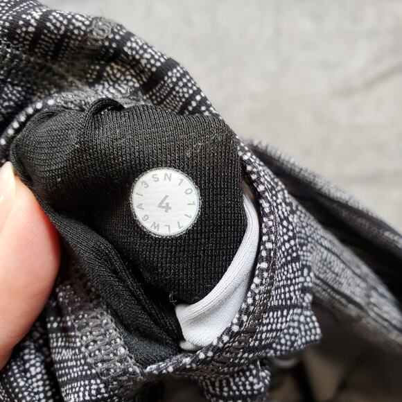 Lululemon Leggings Womens 4 Wunder Under Crop Hi Rise Luon 21" Bit Point Ice - Picture 7 of 8